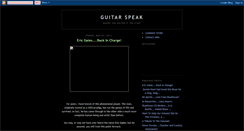 Desktop Screenshot of guitarspeak.bluepower.com